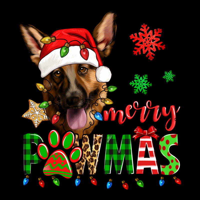 Merry Pawmas Christmas German Shepherd Urban Hoodie by Jasminsmagicworld | Teevron