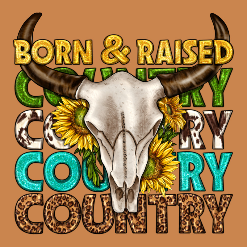 Born And Raised Country Western Heavyweight Hoodie by texasbilliewilder | Teevron