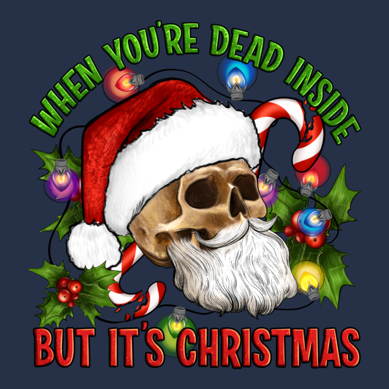 When You're Dead Inside But It's Christmas Hippie Skeleton Santa Premium Hoodie by Artiststas | Teevron