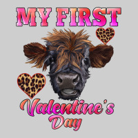 My First Valentine's Day Highland Calf Premium Sweatshirt | Teevron