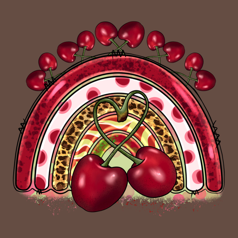 Cherry Rainbow Long Sleeve Tee by BarkalooDesign | Teevron
