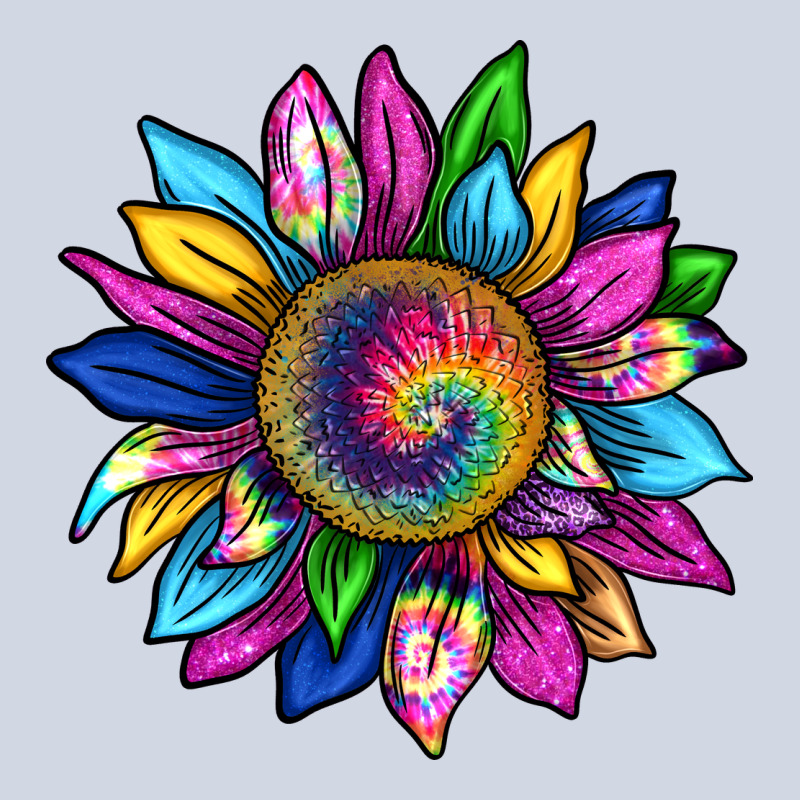 Tie Dye Sunflower Premium Sweatshirt by texasbilliewilder | Teevron