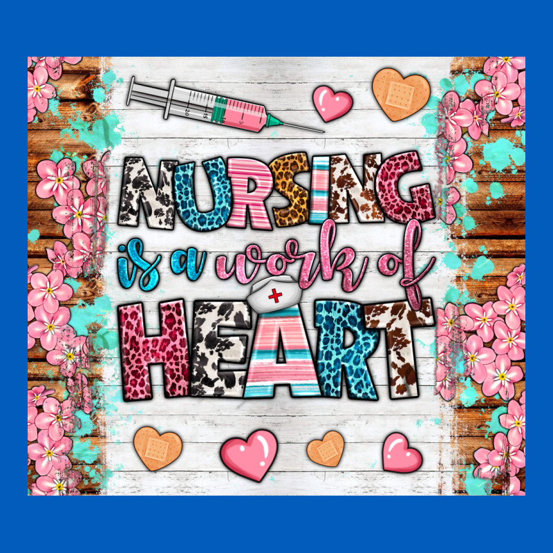 Nursing Is A Work Of Heart Tumbler Urban Hoodie by BundleAndBundleShop | Teevron