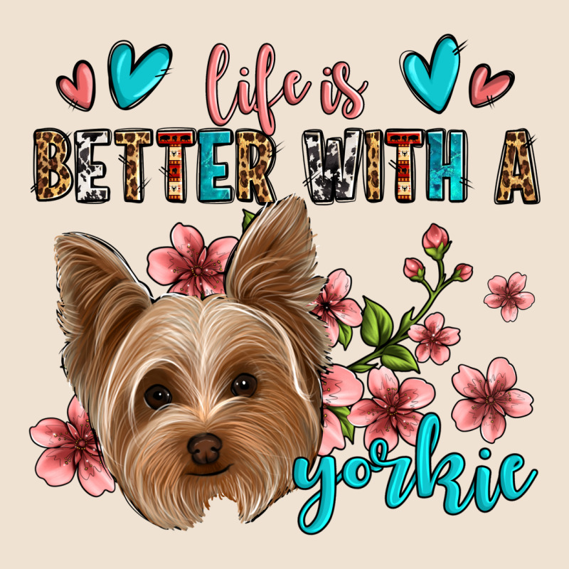 Life Is Better With A Yorkie Urban Hoodie by Jasminsmagicworld | Teevron