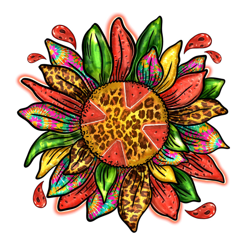 Watermelon Sunflower Premium Sweatshirt by texasbilliewilder | Teevron