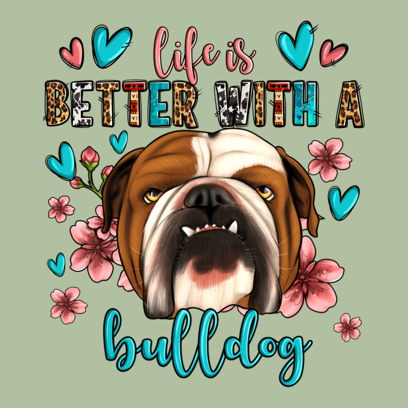 Life Is Better With A Bulldog Urban Hoodie by Jasminsmagicworld | Teevron