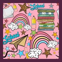School With Rainbow Seamless Pattern Urban Hoodie | Teevron