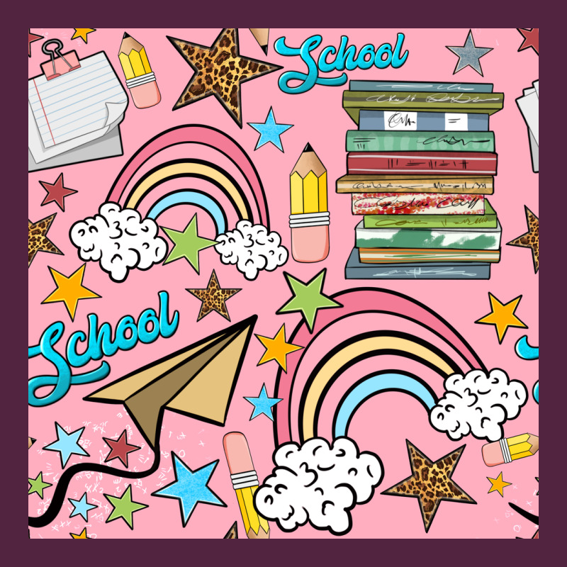 School With Rainbow Seamless Pattern Urban Hoodie by BundleAndBundleShop | Teevron