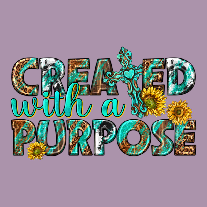 Created With A Purpose Heavyweight Hoodie by texasbilliewilder | Teevron