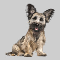 Skye Terrier Dog Illustrations Premium Tee | Teevron