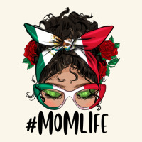 Mexican Mom Life Messy Bun Mama Premium Hoodie | Teevron