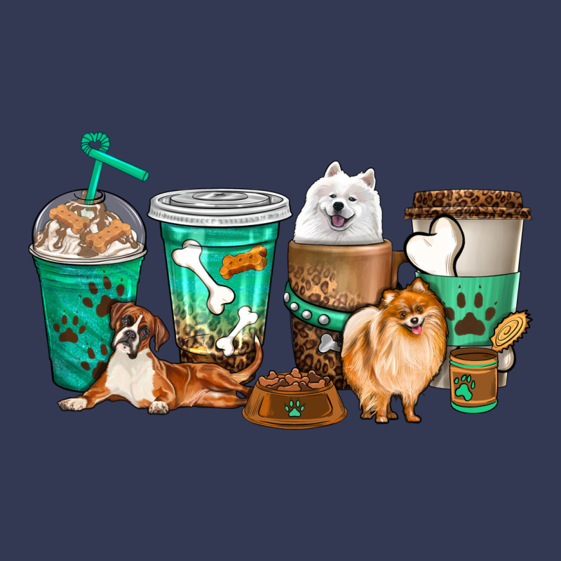 Dog Coffee Cups Heavyweight Hoodie by texasbilliewilder | Teevron