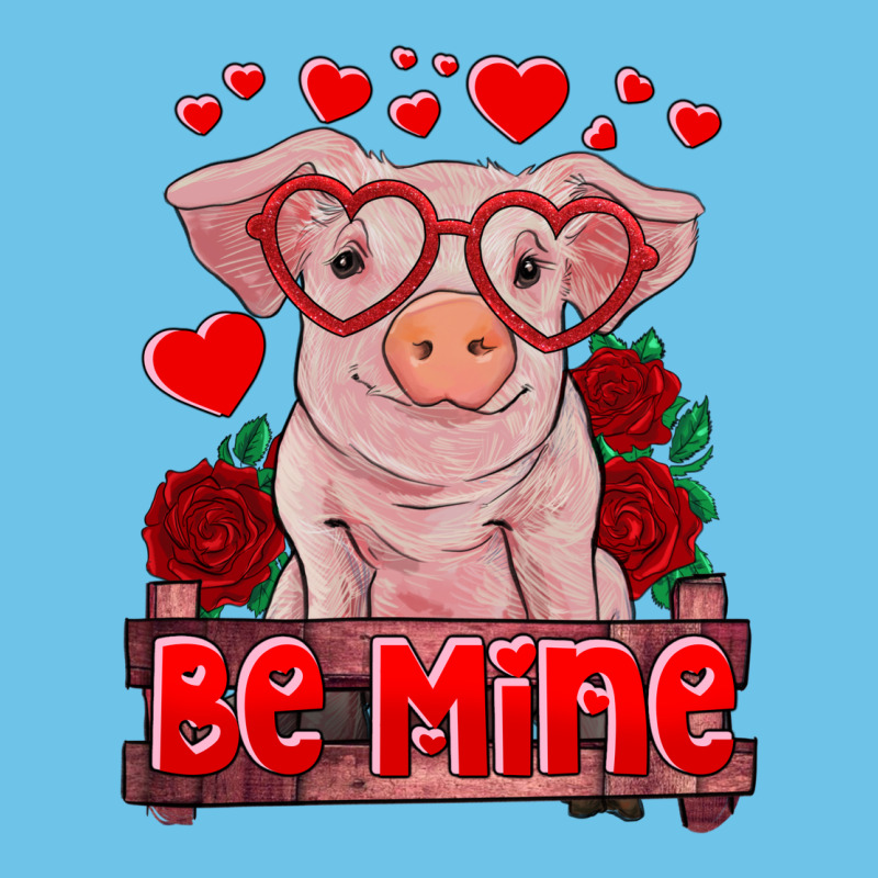 Be Mine Valentine's Day Baby Pig Premium Sweatshirt by RanaPortraitStore | Teevron