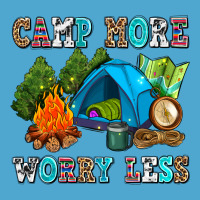 Camp More Worry Less Premium Hoodie | Teevron
