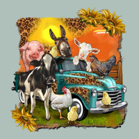 Farm Truck With Farm Animals Heavyweight Hoodie | Teevron