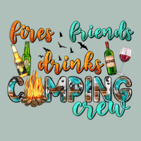 Fires Friends Drinks Camping Crew Heavyweight Hoodie | Teevron