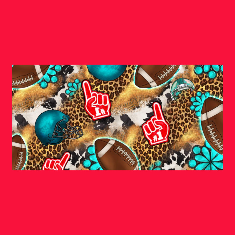 American  Football With Turquoise License Plate Classic Tee by BundleAndBundleShop | Teevron