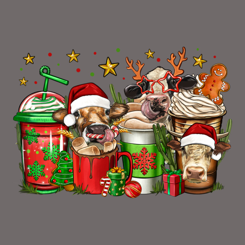 Christmas Cows Coffee Urban Hoodie by Jasminsmagicworld | Teevron