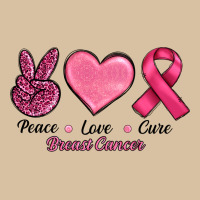 Peace Love Cure Cancer Heavyweight Hoodie | Teevron