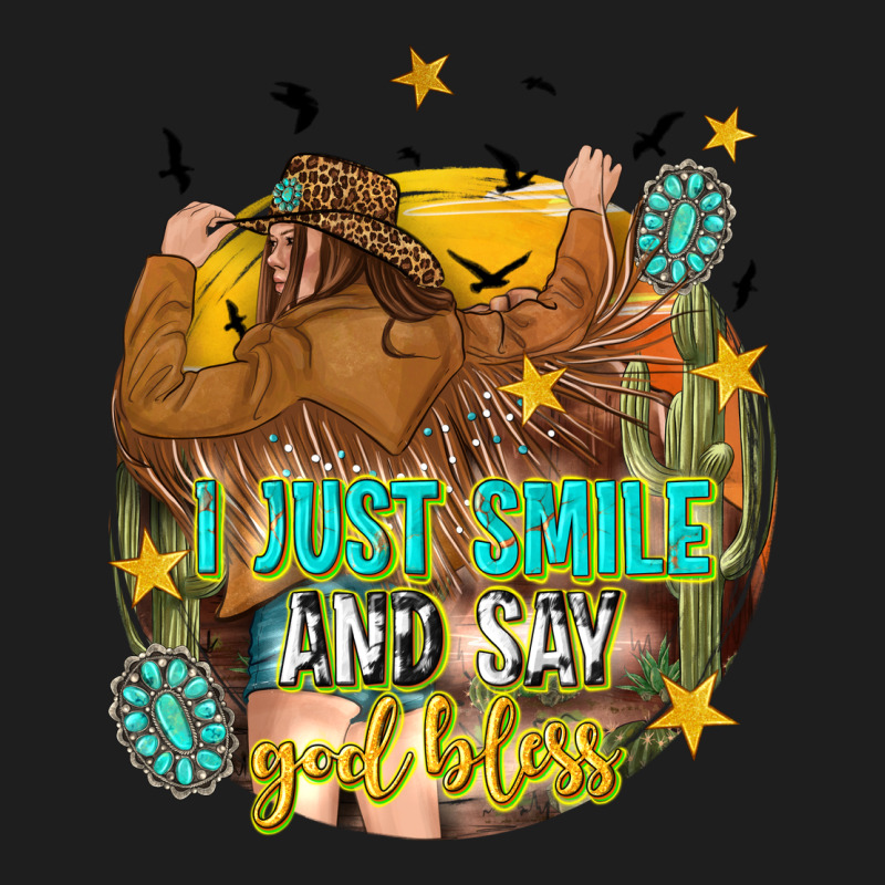 I Just Smile And Say God Bless Heavyweight Hoodie by texasbilliewilder | Teevron