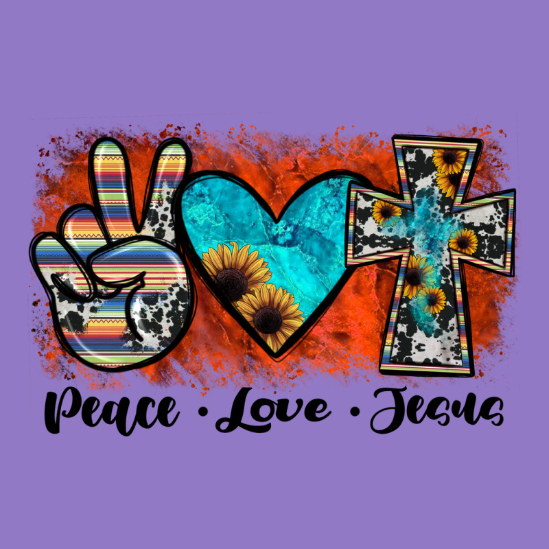 Peace Love Jesus Urban Hoodie by JahusDesignShop | Teevron