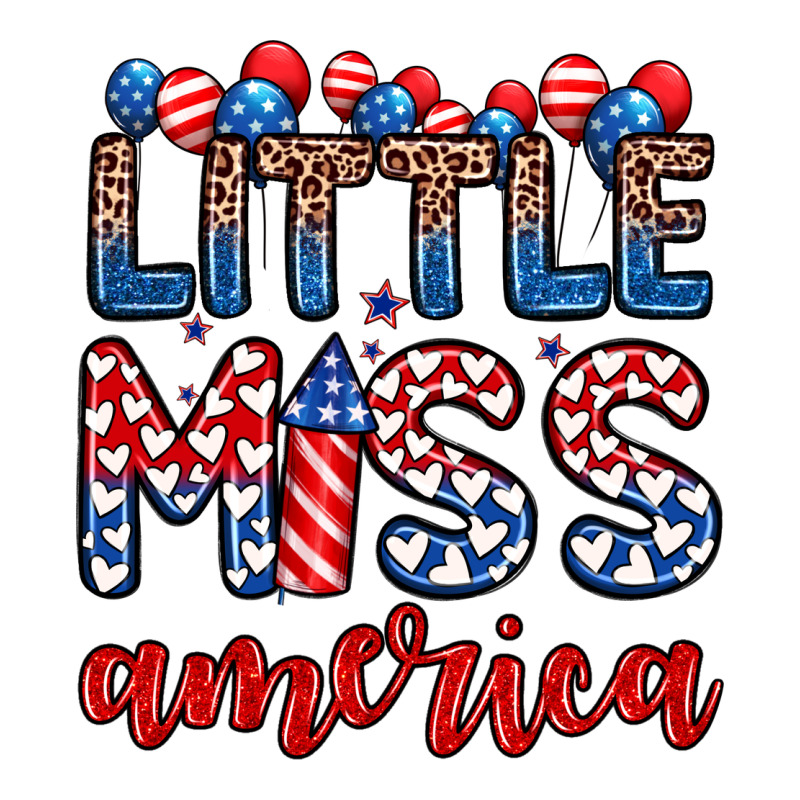 Little Miss America Premium Sweatshirt by Zillion Design Studio | Teevron