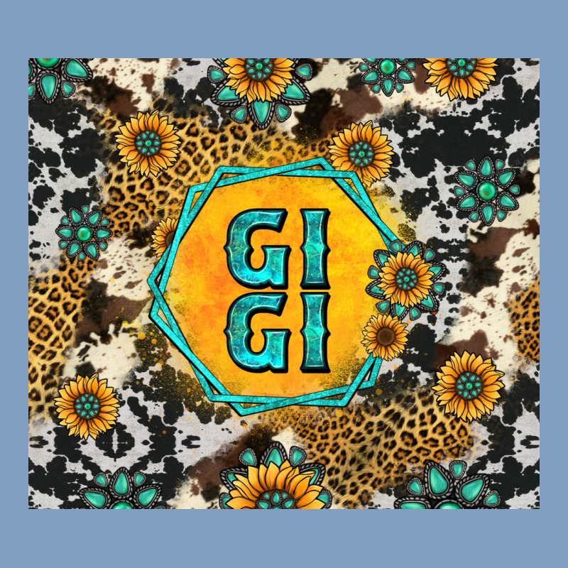 Gigi Sunflower Turquoise Urban Hoodie by Jasminsmagicworld | Teevron