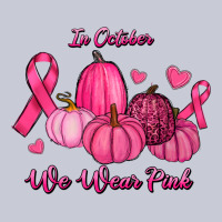 In October We Wear Pink Pumpkins Heavyweight Hoodie | Teevron