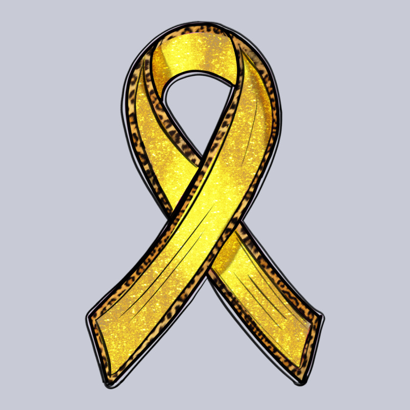 Gold Cancer Ribbon Heavyweight Hoodie by RanaPortraitStore | Teevron