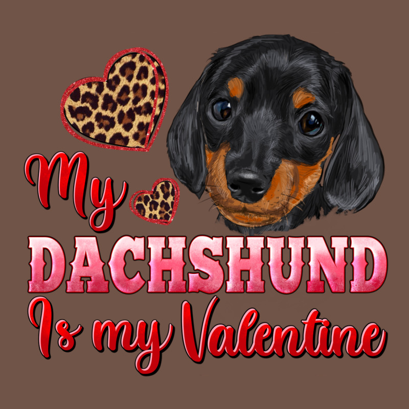 My Dachshund Is My Valentine Premium Sweatshirt by RanaPortraitStore | Teevron