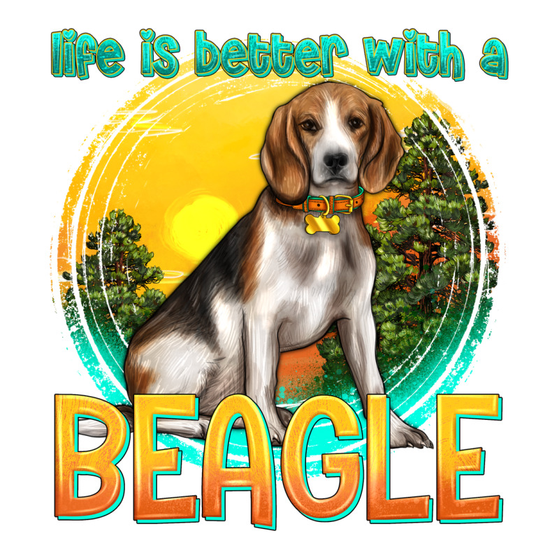 Life Is Better With A Beagle Heavyweight Hoodie by texasbilliewilder | Teevron