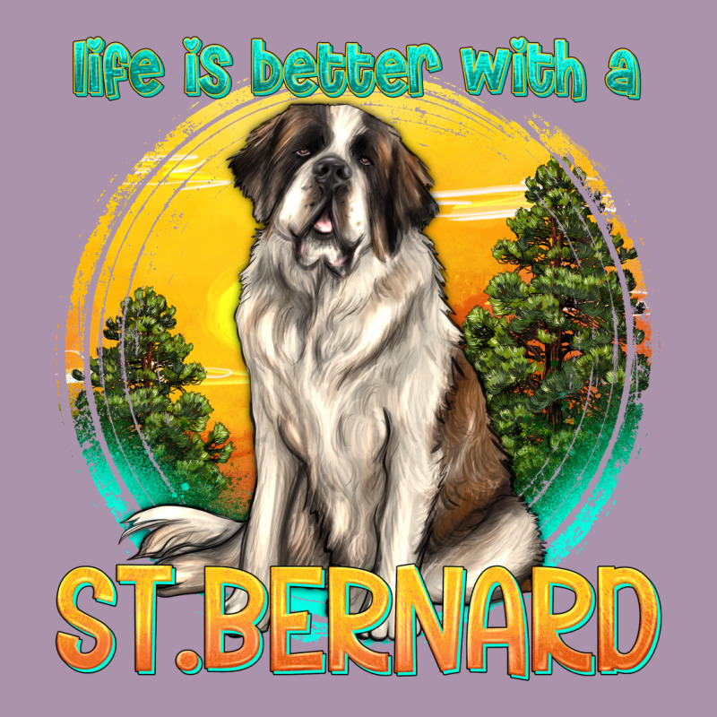 Life Is Better With A St.bernard Heavyweight Hoodie by texasbilliewilder | Teevron