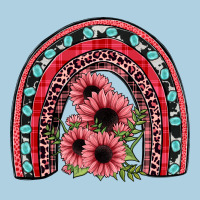 Valentines Sunflower Rainbow Premium Hoodie | Teevron