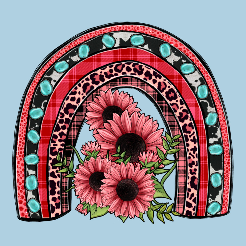 Valentines Sunflower Rainbow Premium Hoodie by JahusDesignShop | Teevron