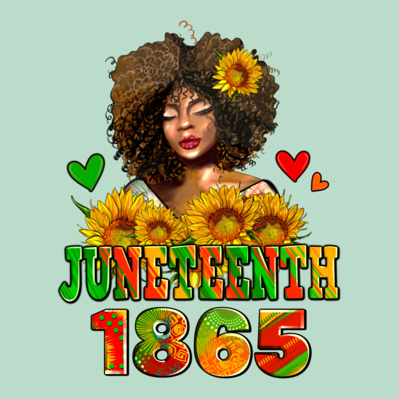 Afro Woman Juneteenth 1865 Premium Hoodie by AdoDesignShop | Teevron