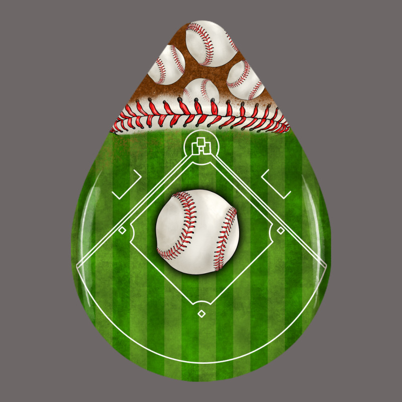 Baseball And Western Roses Teardrop Classic Tee by BundleAndBundleShop | Teevron