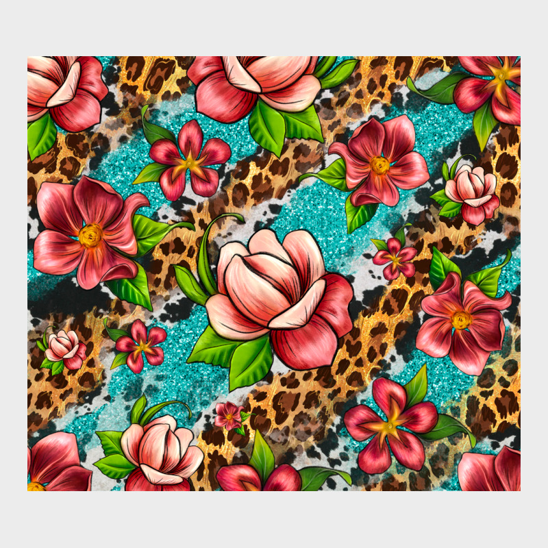 Tropical Flowers Urban Hoodie by Artiststas | Teevron