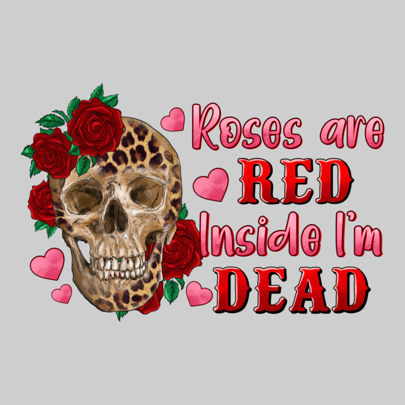 Roses Are Red Inside I'm Dead Skull Premium Sweatshirt by RanaPortraitStore | Teevron