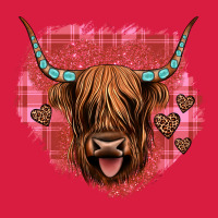 Highland Cow Valentines Premium Hoodie | Teevron