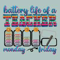 Battery Life Of A Teacher Premium Sweatshirt | Teevron