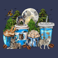 Wolf Coffee Cups Heavyweight Hoodie | Teevron