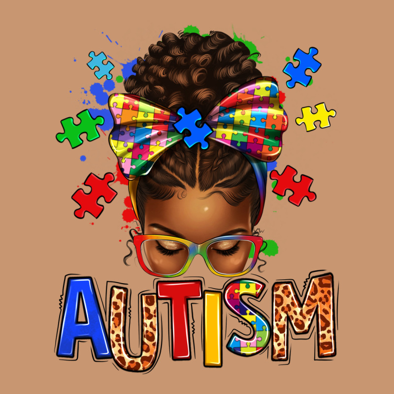 Autism Awareness Afro Messy Bu Heavyweight Hoodie by texasbilliewilder | Teevron
