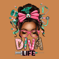 Afro Messy Bun Diva Life Heavyweight Hoodie | Teevron