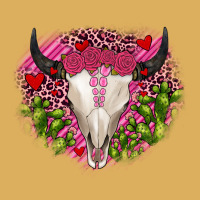 Bull Skull Cactus Valentines Premium Hoodie | Teevron