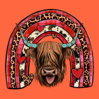 Valentines Highland Cow Rainbow Premium Hoodie | Teevron