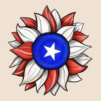 Sunflower Puerto Rico Flag Urban Hoodie | Teevron