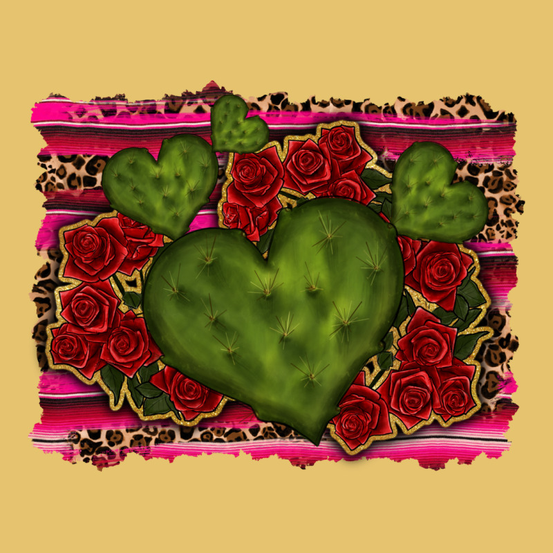 Valentine Cactus Heart With Roses Premium Sweatshirt by RanaPortraitStore | Teevron