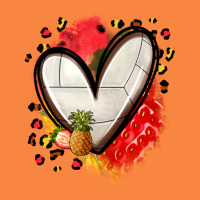Fruits And Volleyball Heart Premium Sweatshirt | Teevron