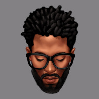 Bearded Black Man Portrait Heavyweight Hoodie | Teevron