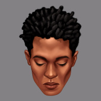Black Man Portrait Heavyweight Hoodie | Teevron